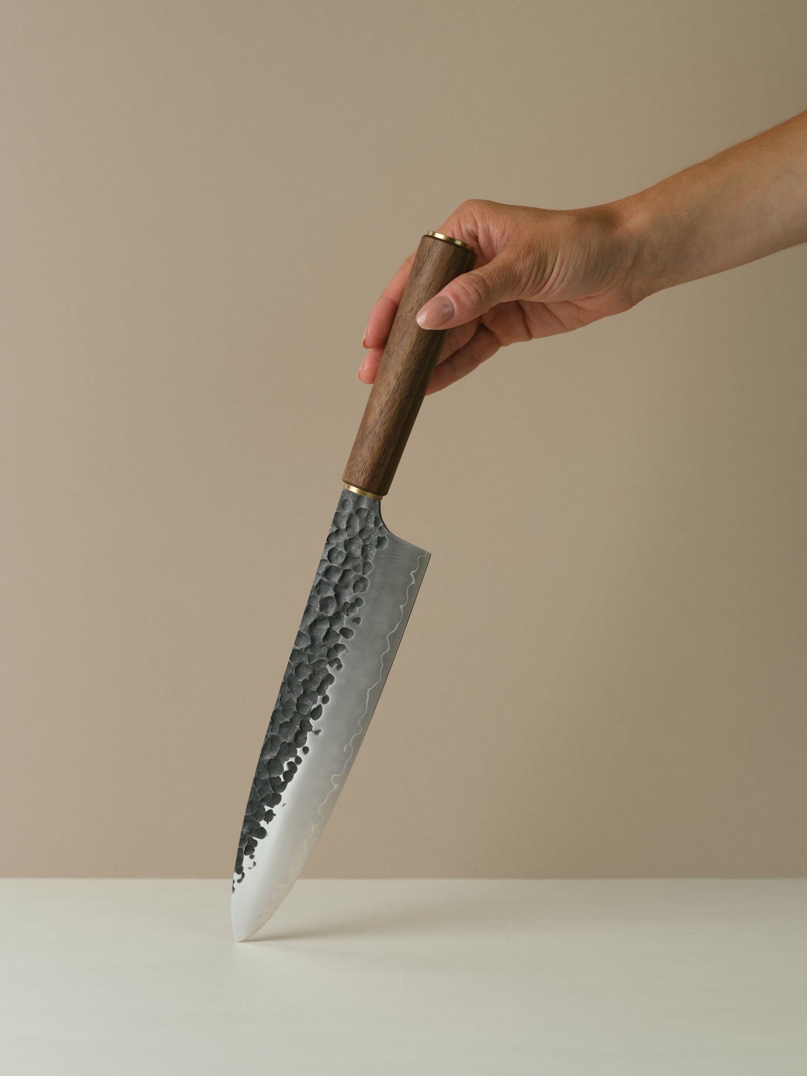 Katto chef's knife with walnut handle